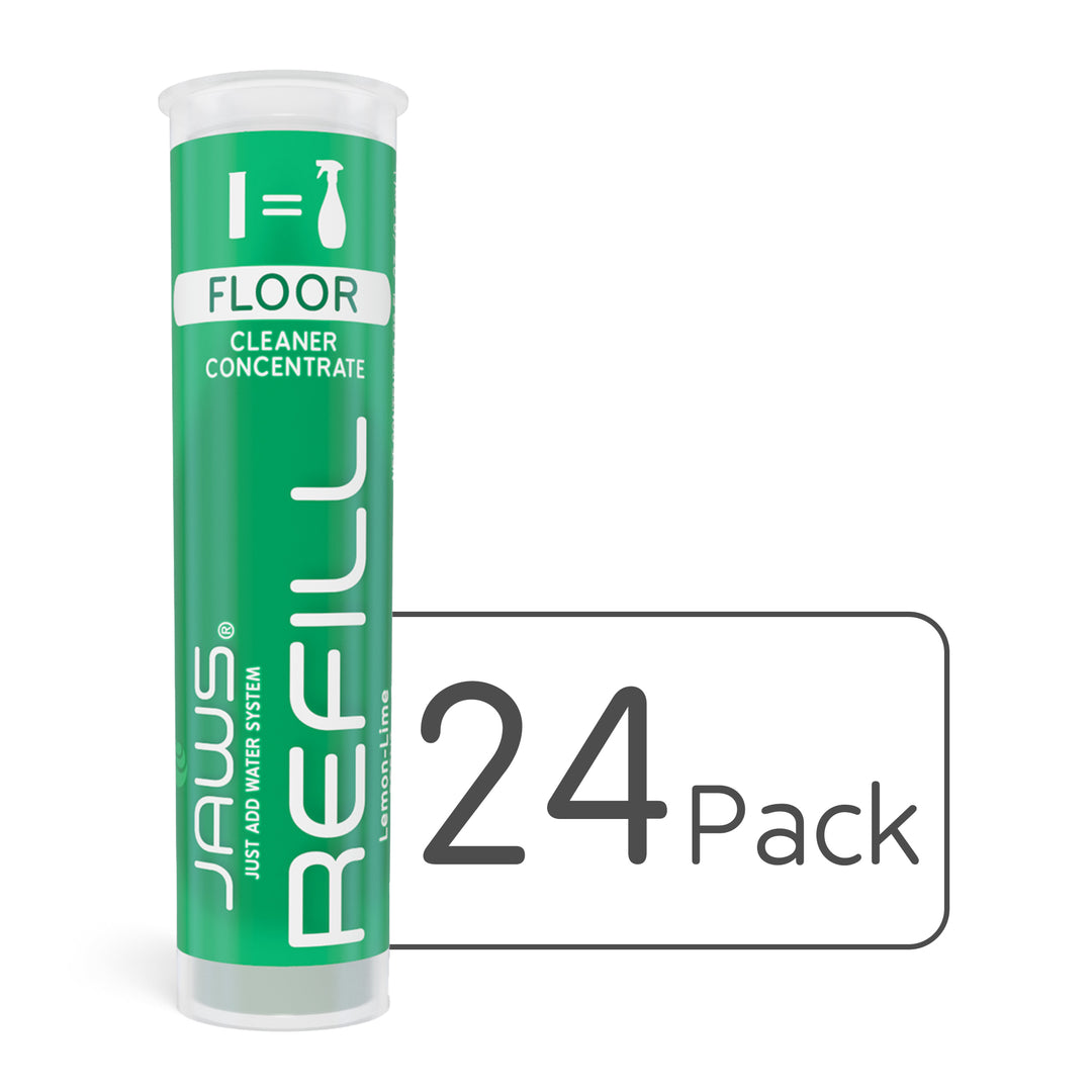 24 pack green JAWS Hardwood Floor Cleaner refills.