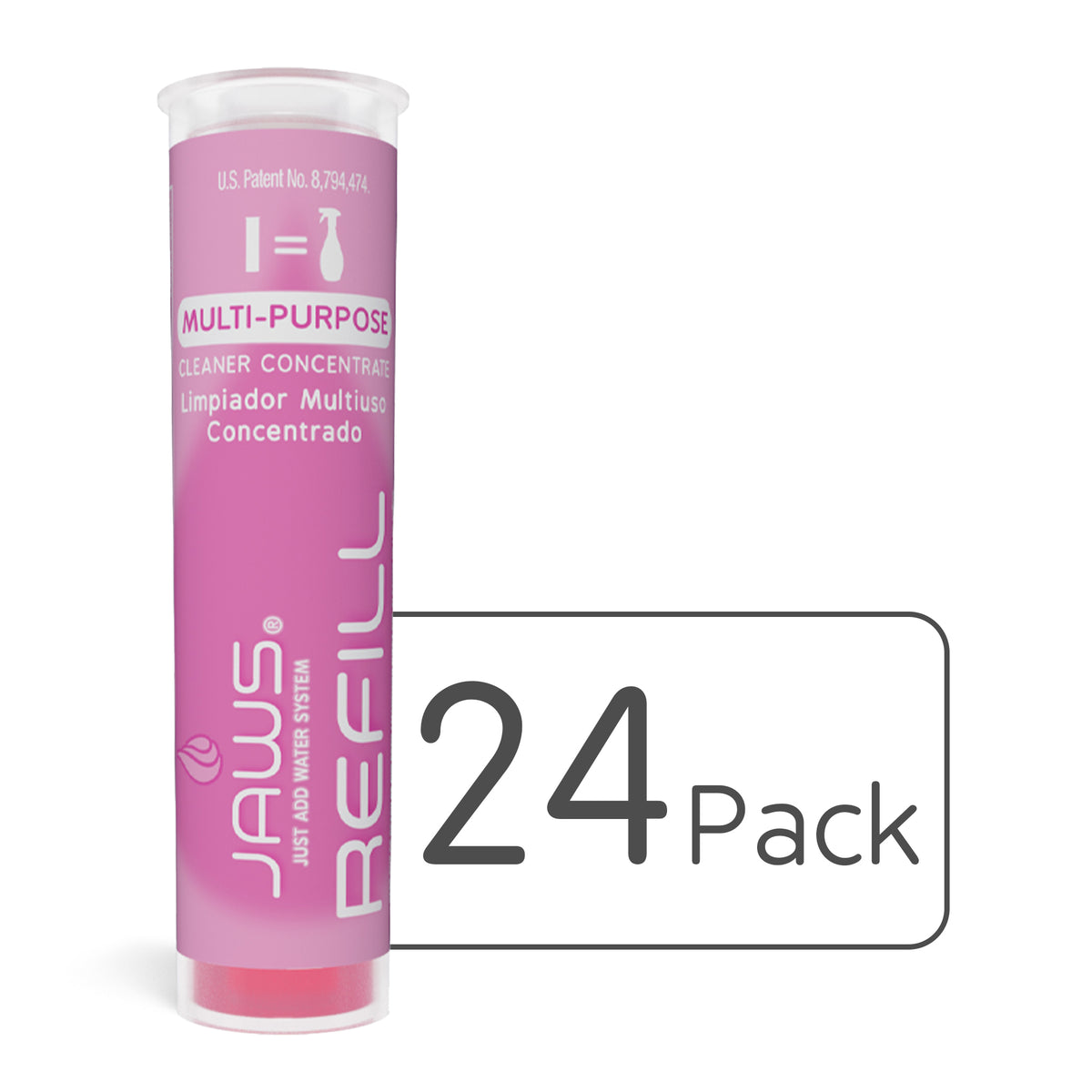 24 pack pink JAWS Multi-Purpose Cleaner refills.