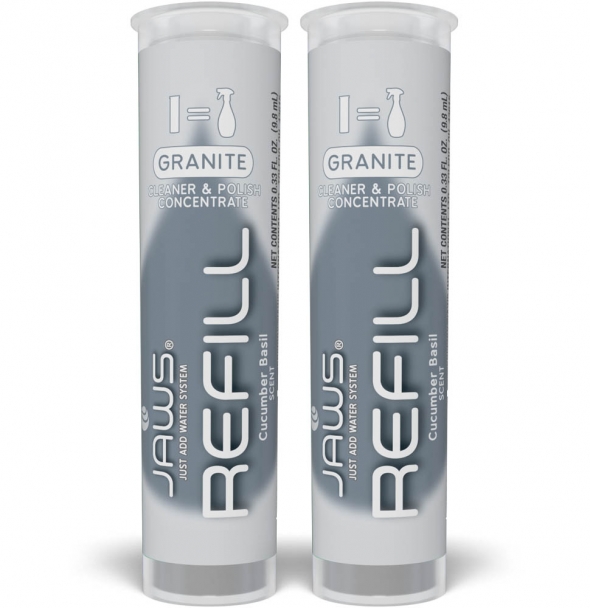 2 Refill Pods Granite Cleaner & Polish Refill Pods