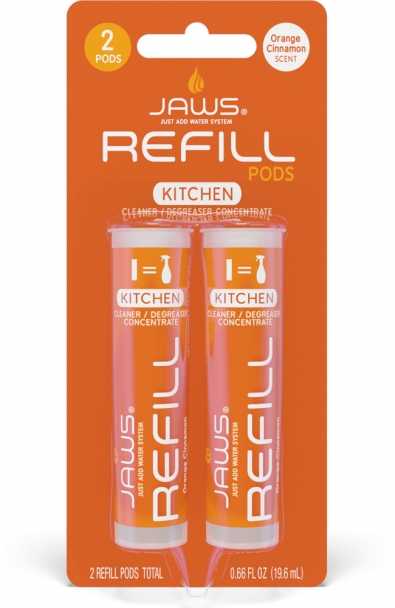 2 Refill Pods JAWS® Kitchen Cleaner / Degreaser
